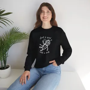 Just A Girl With A Doll Voodoo Sweatshirt | Funny Humor Sweater