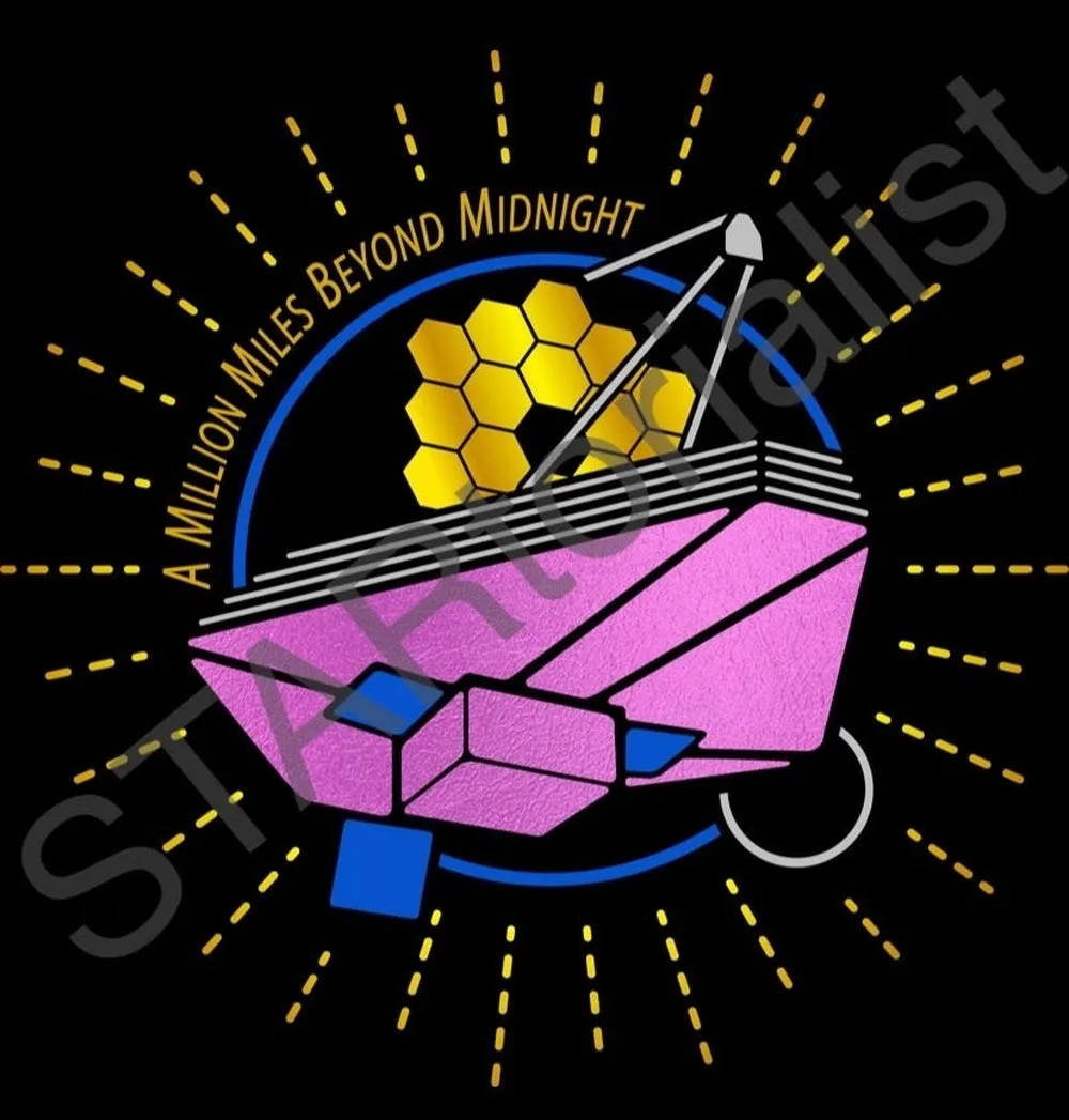 JWST Beyond Midnight HXDF Fitted T-Shirt