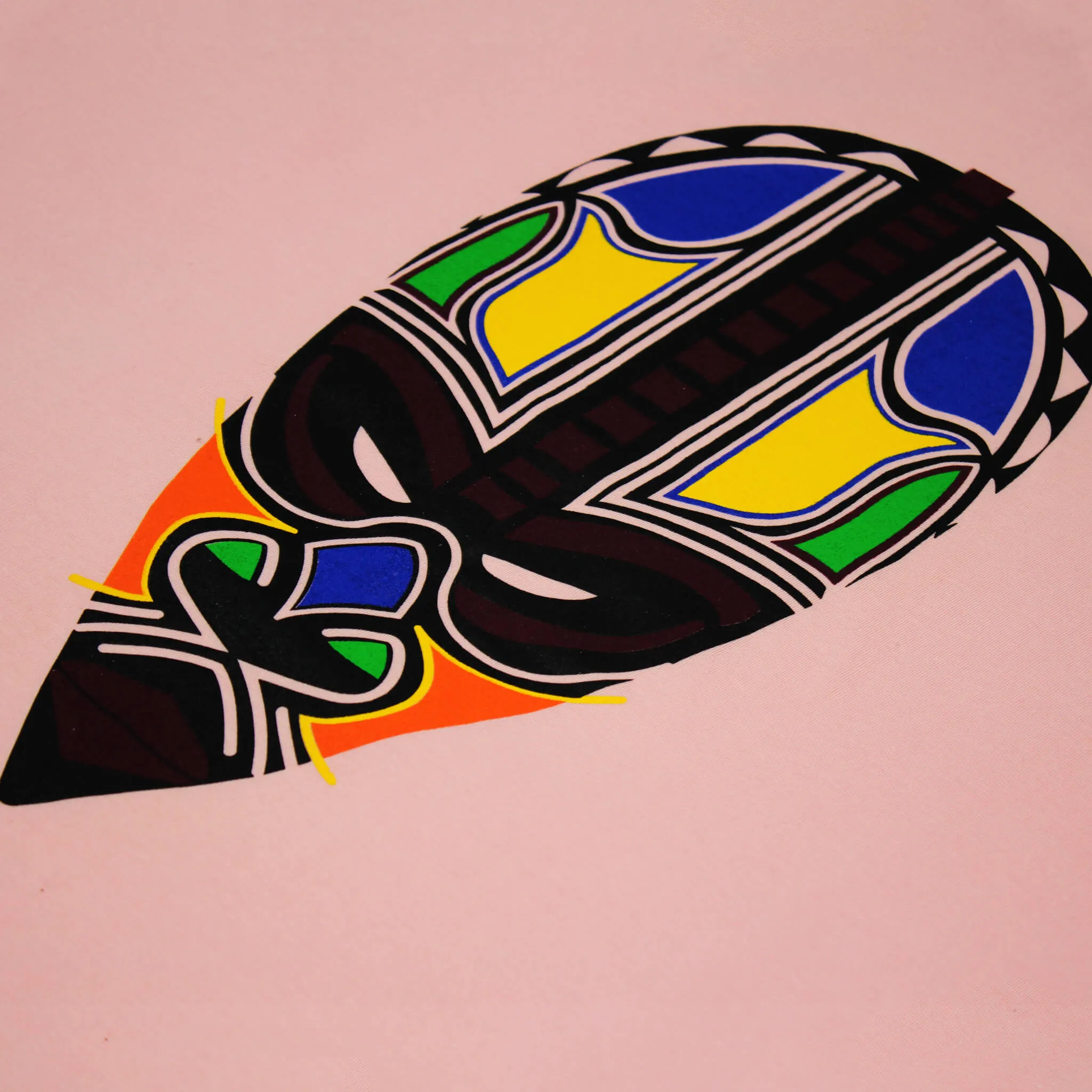KAKAMEGA KISUMU WARRIOR MASK (UNISEX SHORT SLEEVE T-SHIRT)