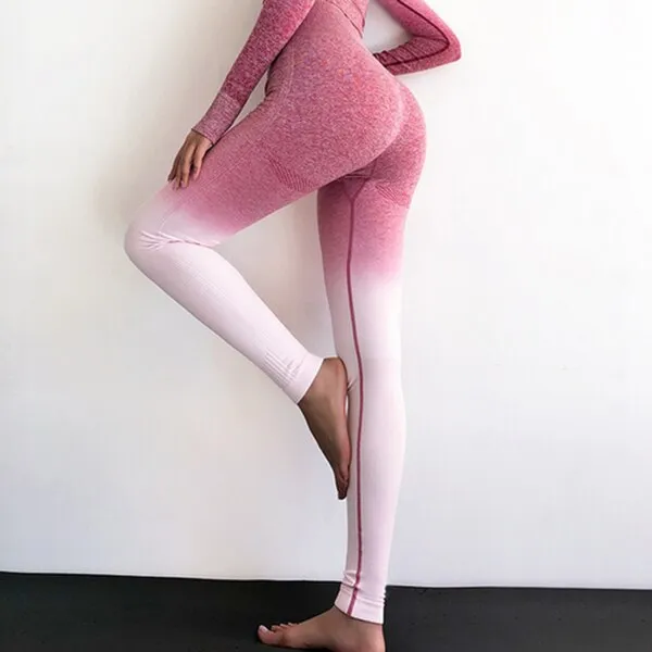 Kaminsky Women Seamless Leggings High Waist Workout Leggings Sporting Activewear Sweat Pants Jegging Ladies Fitness Leggings