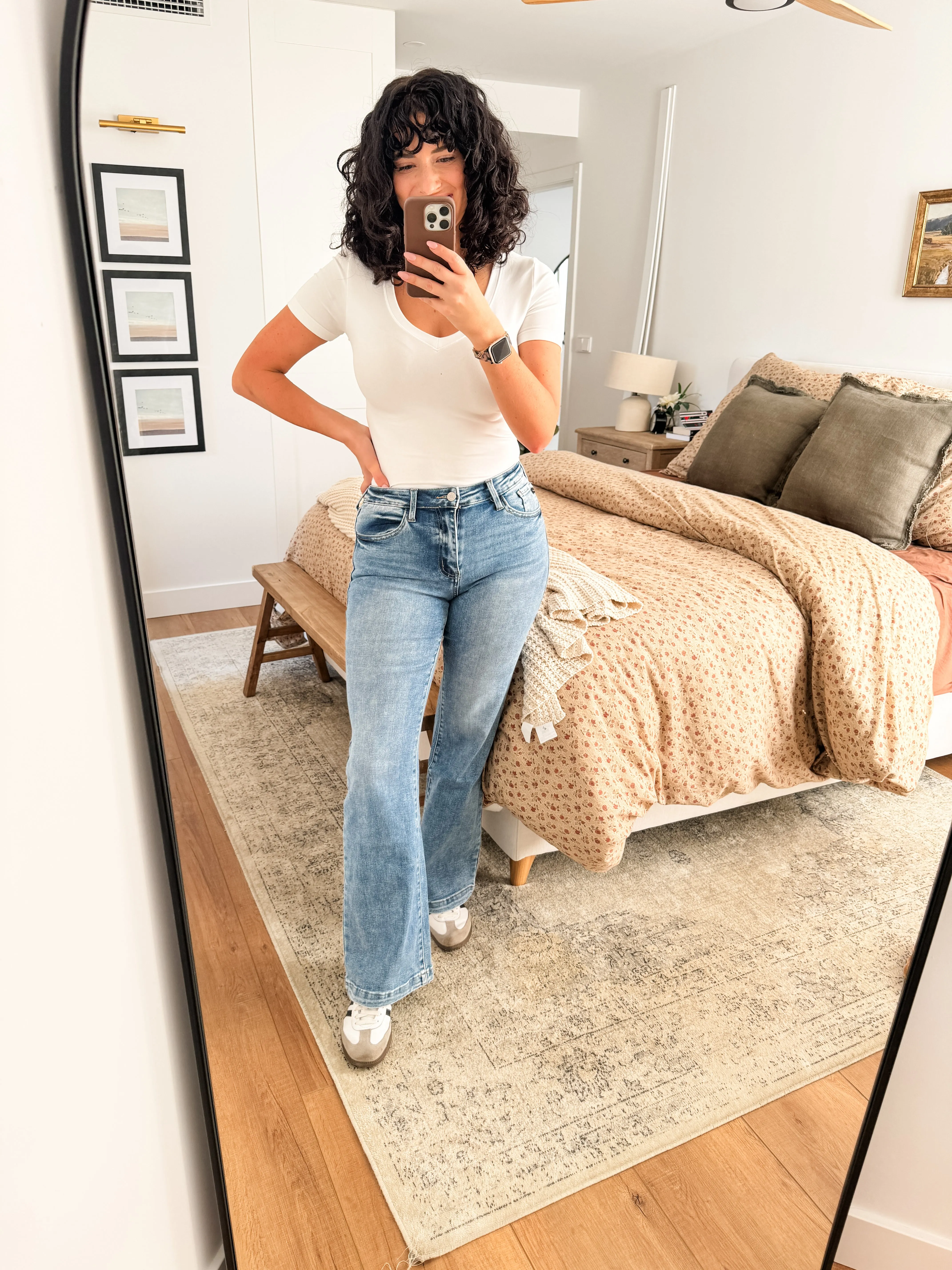 Kancan High Rise Wide Leg Jeans