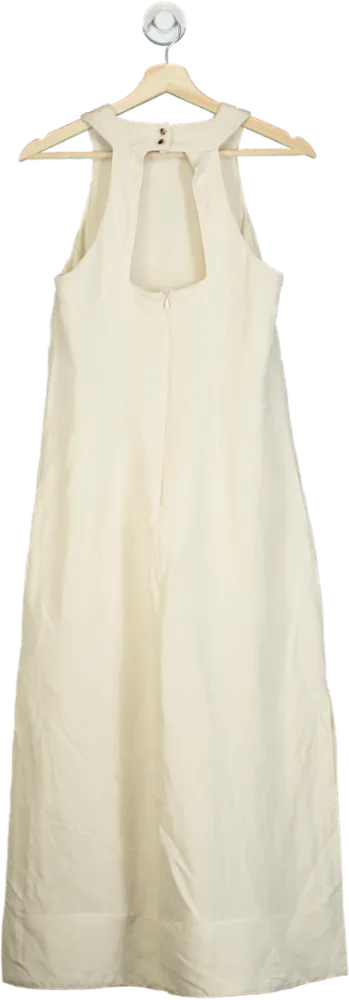 Karen Millen Cream Sleeveless Dress UK 6