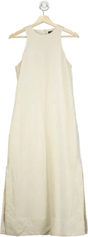 Karen Millen Cream Sleeveless Dress UK 6
