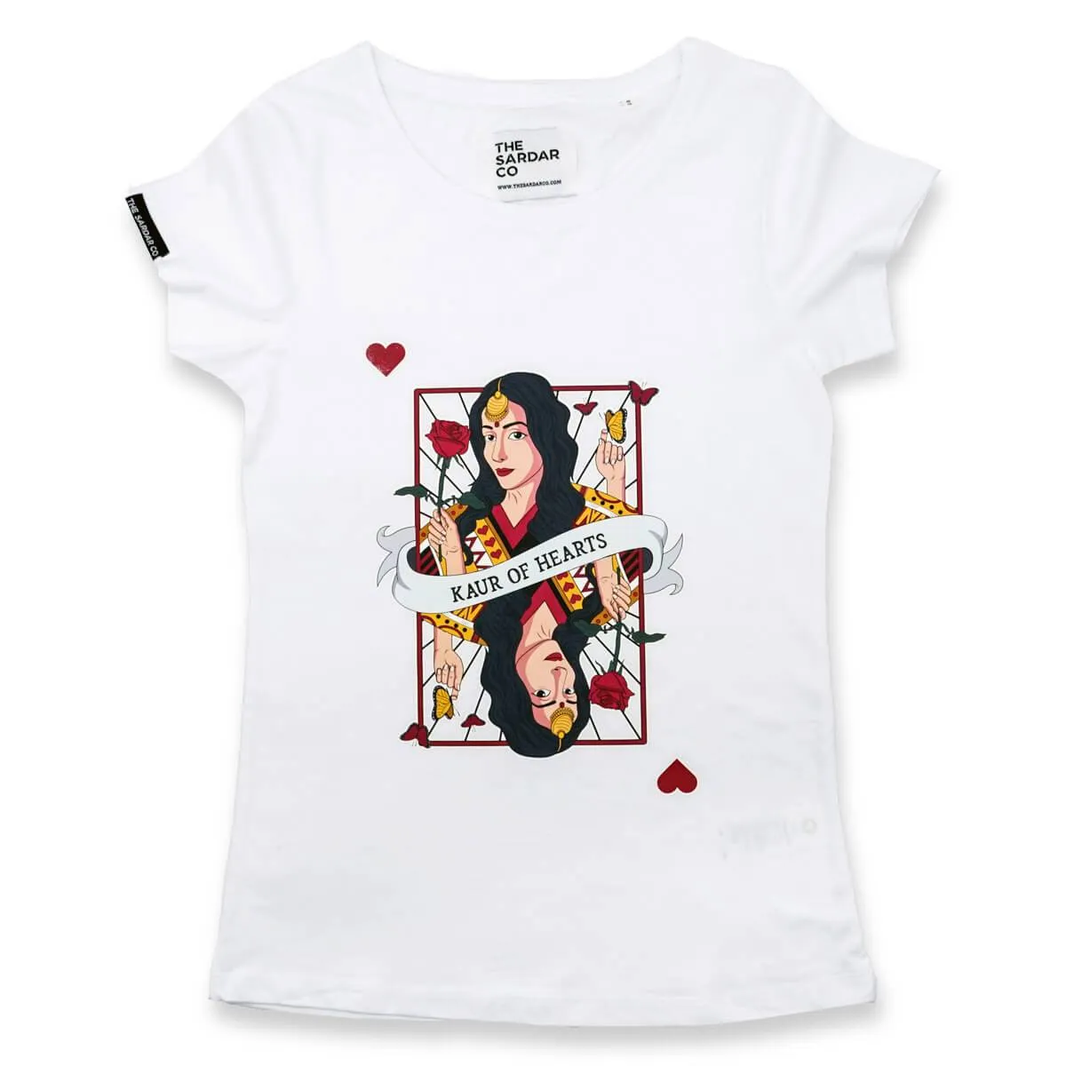 Kaur of Hearts Premium Fitted Women's T-shirt