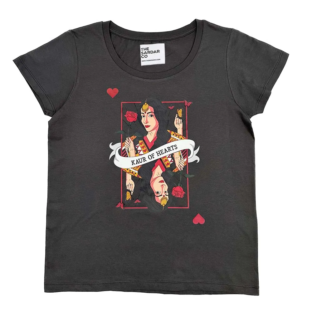 Kaur of Hearts Premium Fitted Women's T-shirt