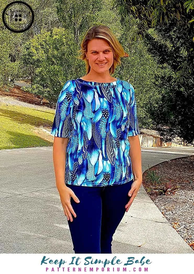 Keep It Simple | Semi Fitted T-shirt Sewing Pattern