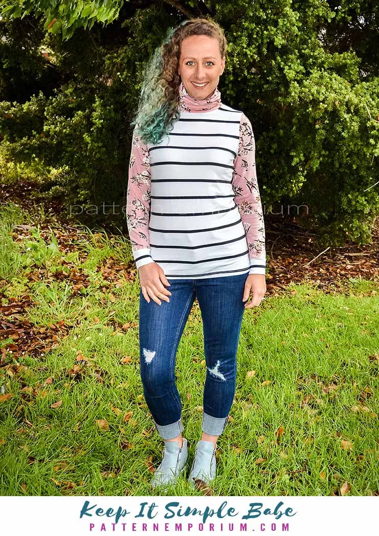 Keep It Simple | Semi Fitted T-shirt Sewing Pattern