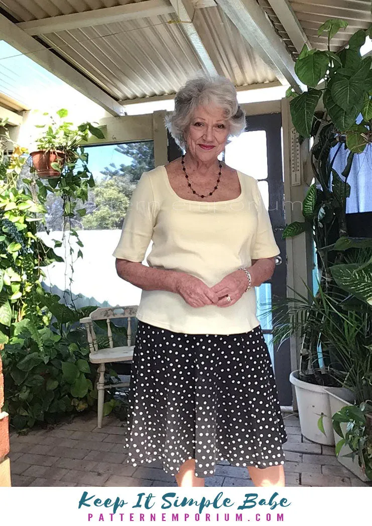 Keep It Simple | Semi Fitted T-shirt Sewing Pattern