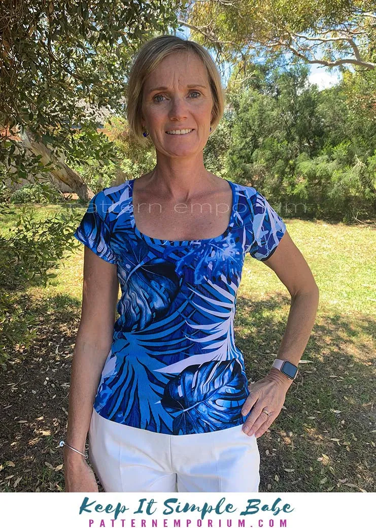 Keep It Simple | Semi Fitted T-shirt Sewing Pattern
