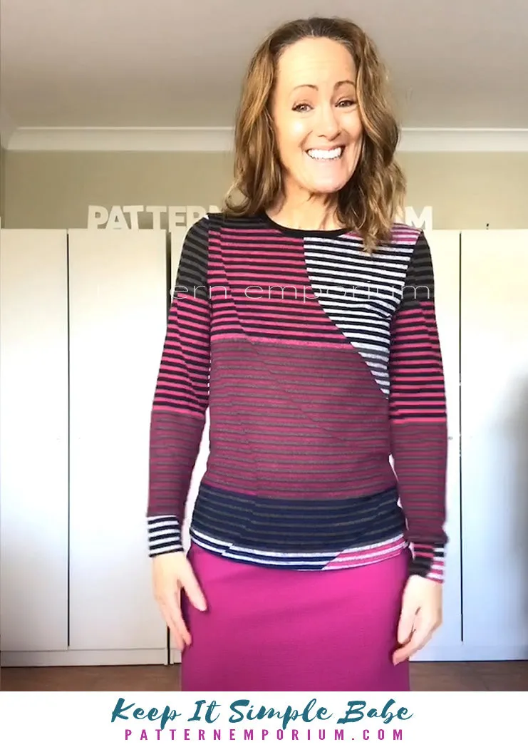 Keep It Simple | Semi Fitted T-shirt Sewing Pattern