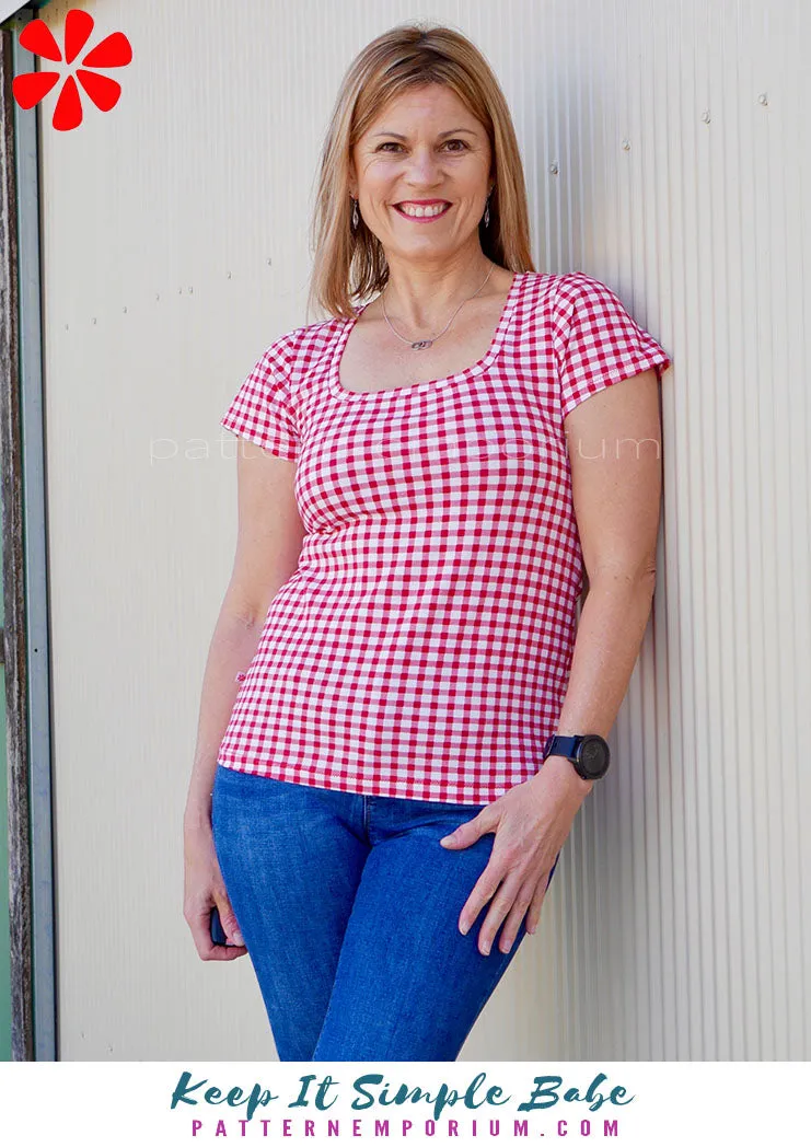 Keep It Simple | Semi Fitted T-shirt Sewing Pattern
