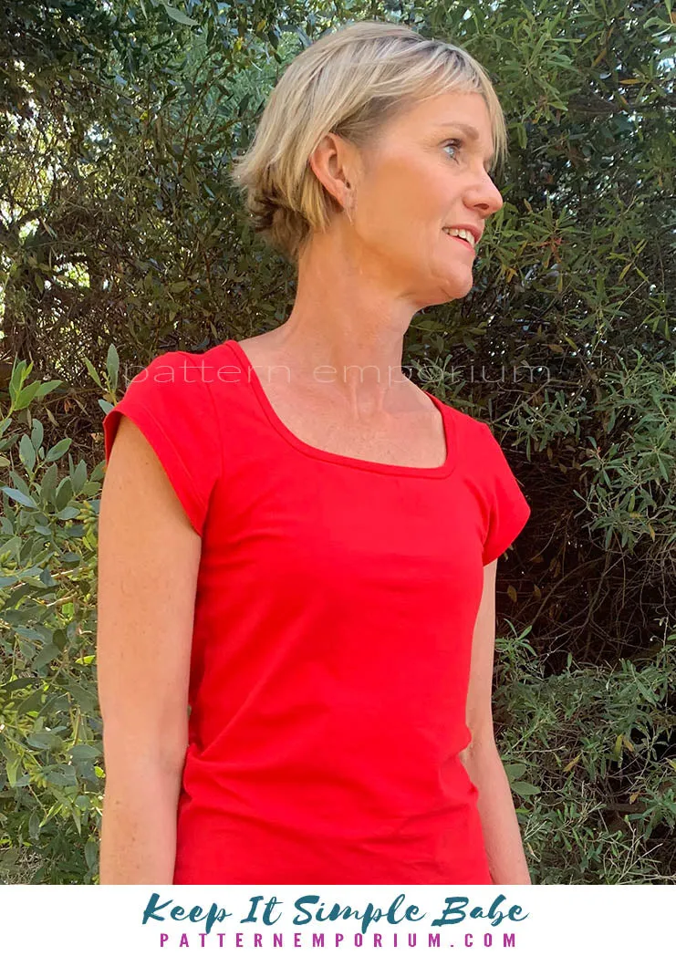 Keep It Simple | Semi Fitted T-shirt Sewing Pattern