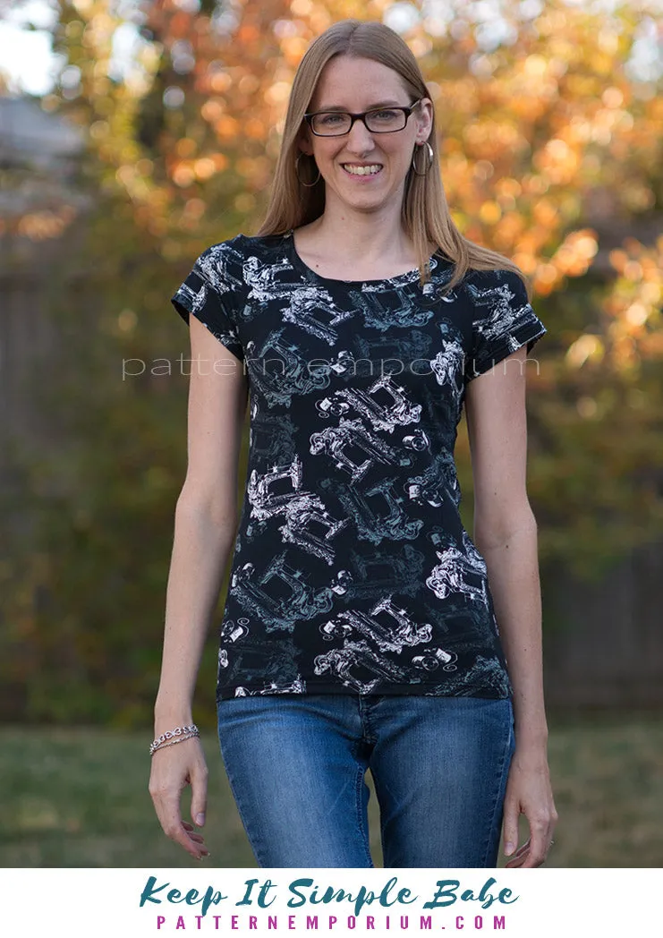 Keep It Simple | Semi Fitted T-shirt Sewing Pattern