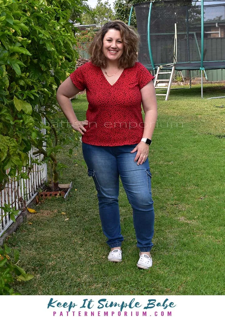 Keep It Simple | Semi Fitted T-shirt Sewing Pattern