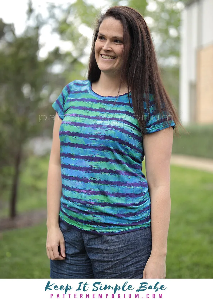 Keep It Simple | Semi Fitted T-shirt Sewing Pattern