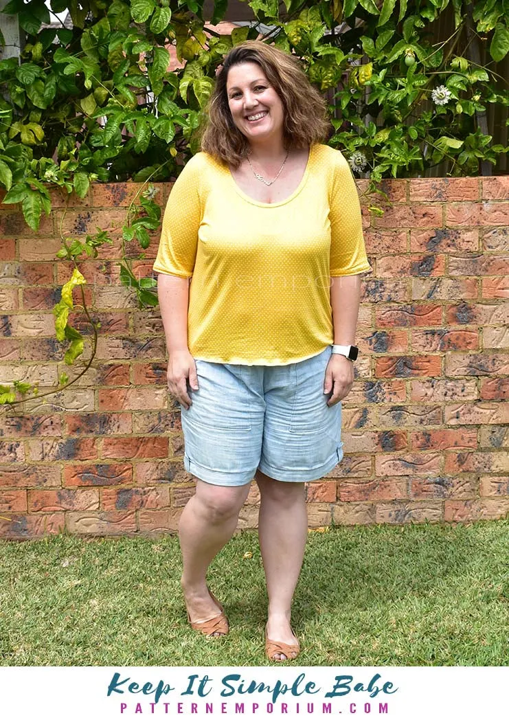 Keep It Simple | Semi Fitted T-shirt Sewing Pattern