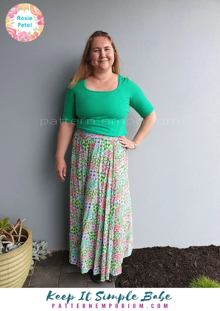 Keep It Simple | Semi Fitted T-shirt Sewing Pattern