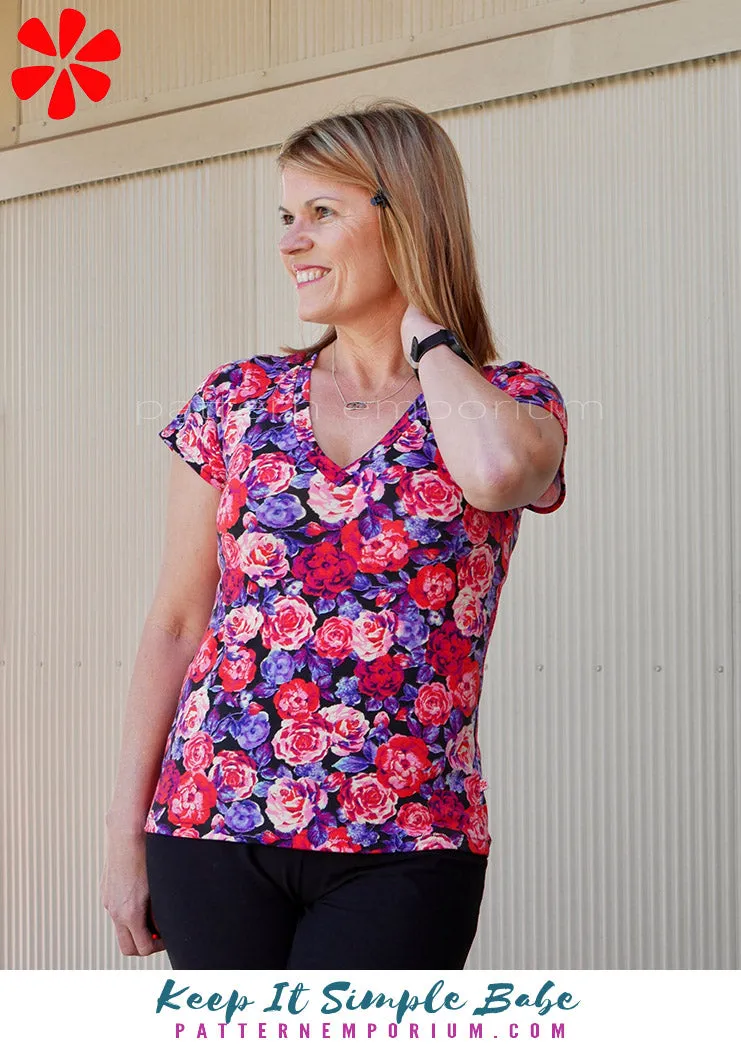 Keep It Simple | Semi Fitted T-shirt Sewing Pattern