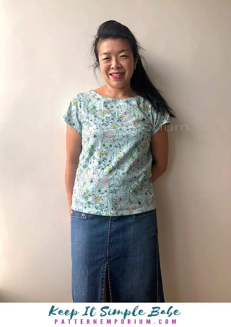 Keep It Simple | Semi Fitted T-shirt Sewing Pattern