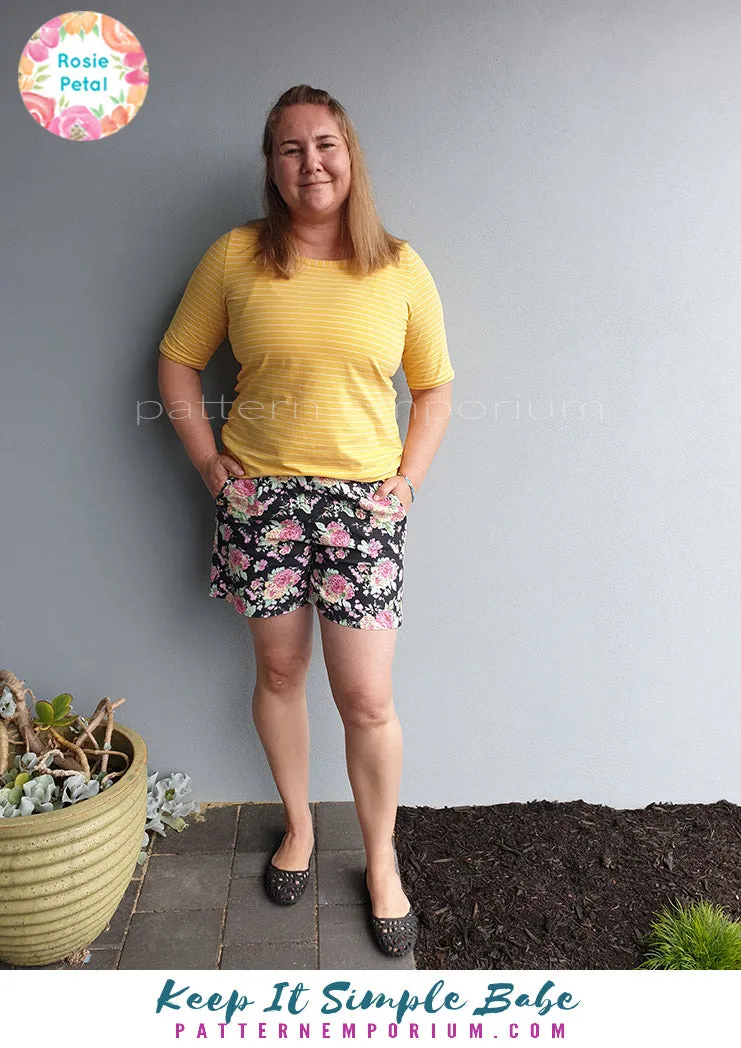 Keep It Simple | Semi Fitted T-shirt Sewing Pattern