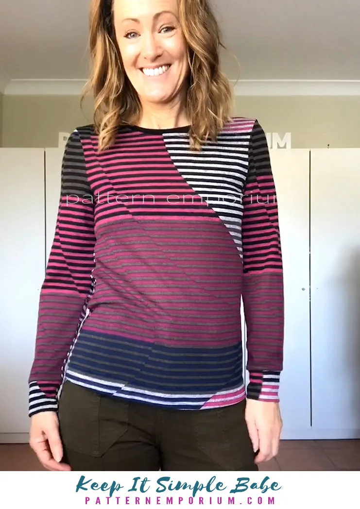 Keep It Simple | Semi Fitted T-shirt Sewing Pattern
