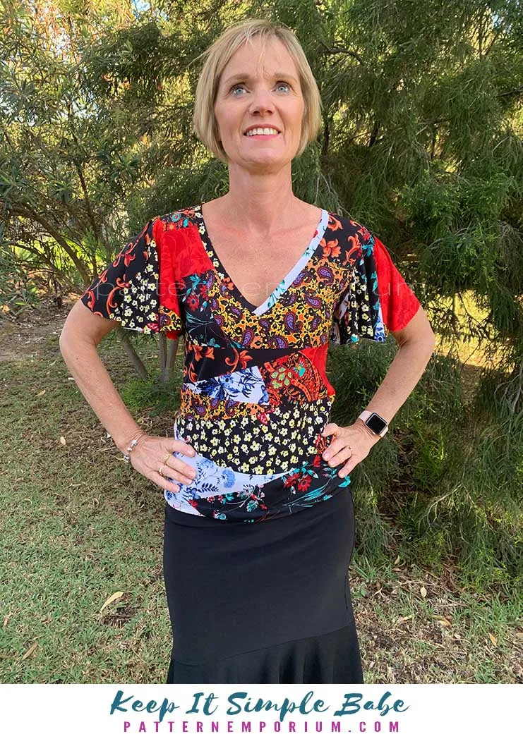 Keep It Simple | Semi Fitted T-shirt Sewing Pattern