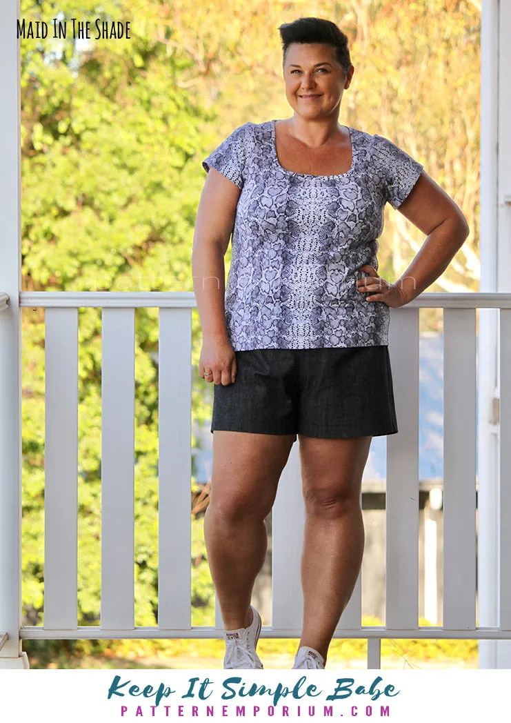 Keep It Simple | Semi Fitted T-shirt Sewing Pattern
