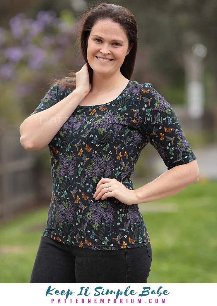 Keep It Simple | Semi Fitted T-shirt Sewing Pattern