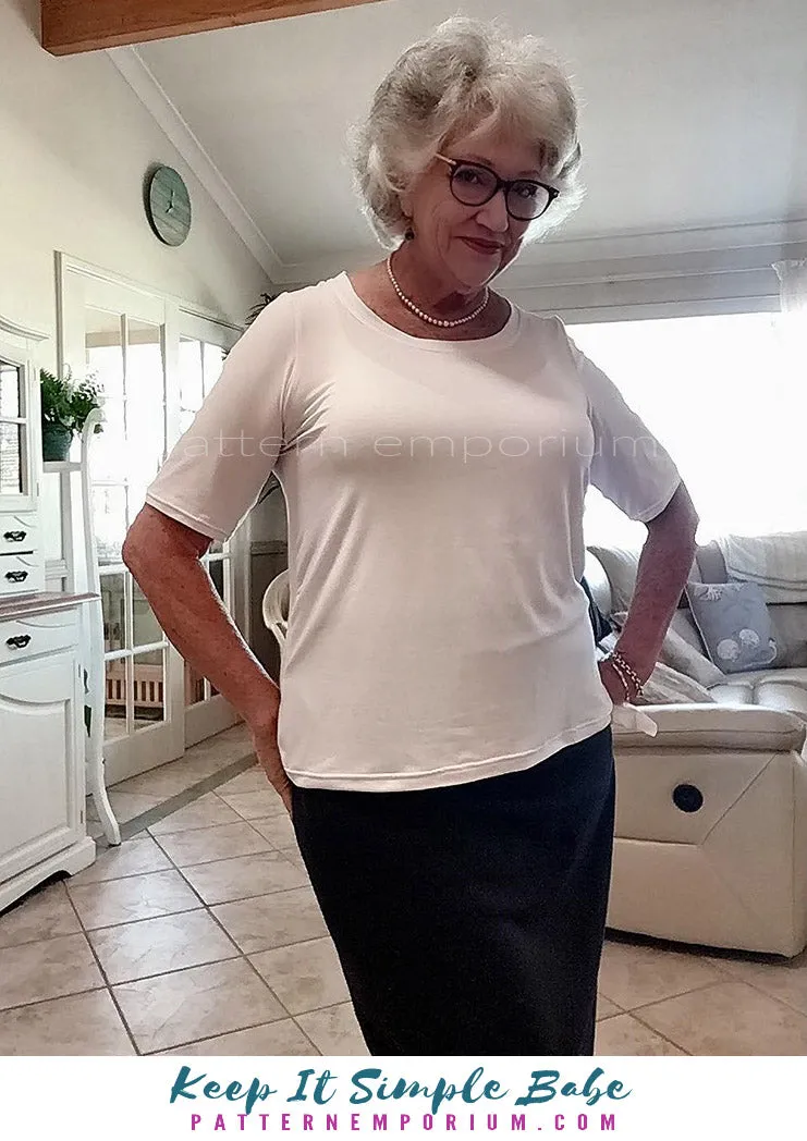Keep It Simple | Semi Fitted T-shirt Sewing Pattern