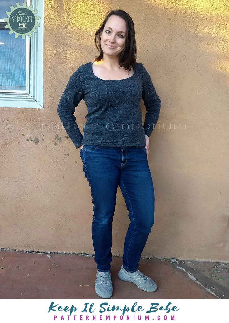 Keep It Simple | Semi Fitted T-shirt Sewing Pattern