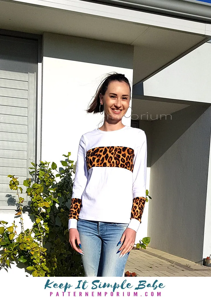 Keep It Simple | Semi Fitted T-shirt Sewing Pattern