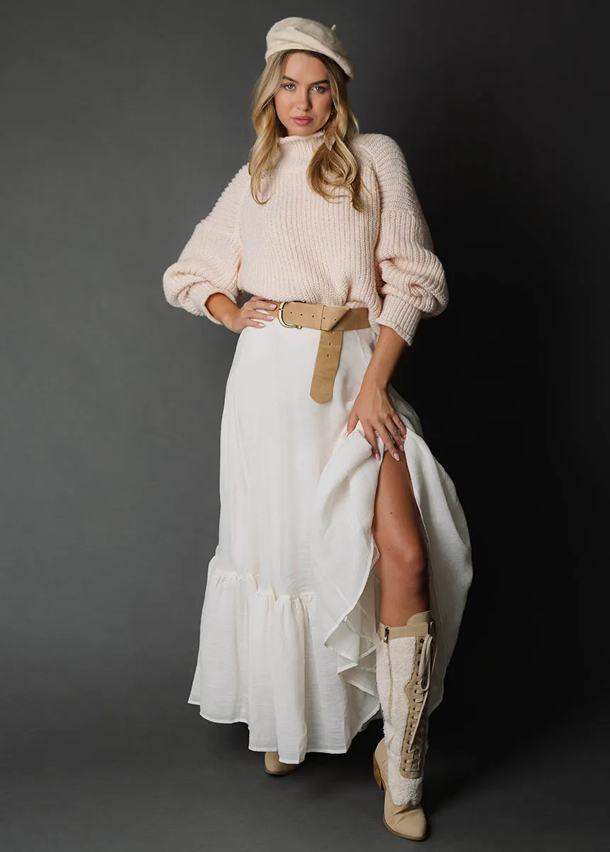 Kenzie Sweater in Heather Shell
