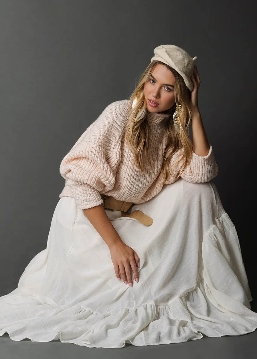 Kenzie Sweater in Heather Shell