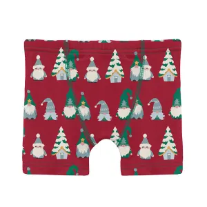 KicKee Pants Boxer Brief - Crimson Gnomes