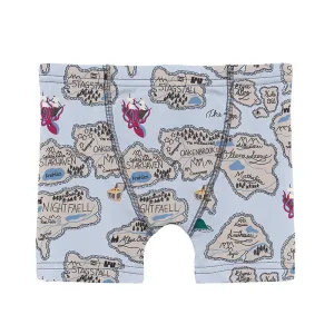 KicKee Pants Boxer Brief - Dew Pirate Map