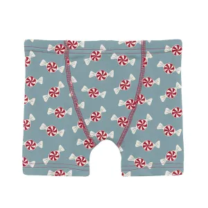 KicKee Pants Boxer Brief - Stormy Sea Peppermints
