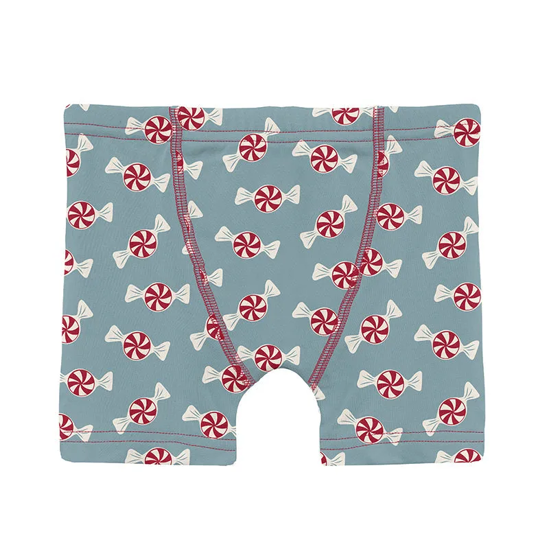 KicKee Pants Boxer Brief - Stormy Sea Peppermints