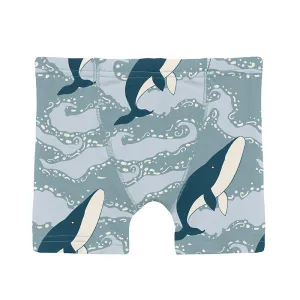 KicKee Pants Boxer Briefs - Stormy Sea Splashing Whales