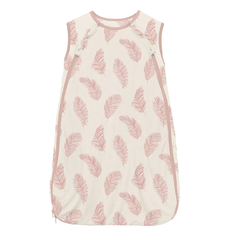 KicKee Pants Fluffle Sleeping Bag - Natural Feathers