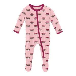 KicKee Pants Footie with Zipper - Lotus Pies