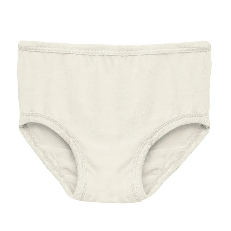 Kickee Pants Girls Print Underwear Set of 3 - Baby Rose Just So Animals, Natural & Blush Native Tribal Lore