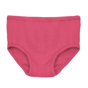 Kickee Pants Girls Print Underwear - Winter Rose