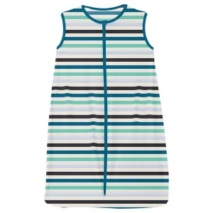 Kickee Pants Little Boy Blue Stripe Lightweight Sleeping Bag