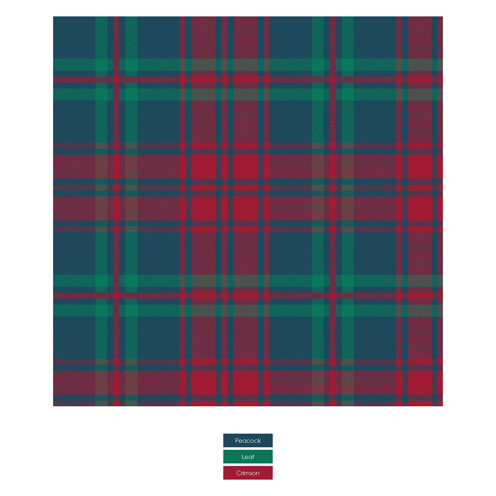 Kickee Pants Peacock Plaid Print Long Sleeve Polo