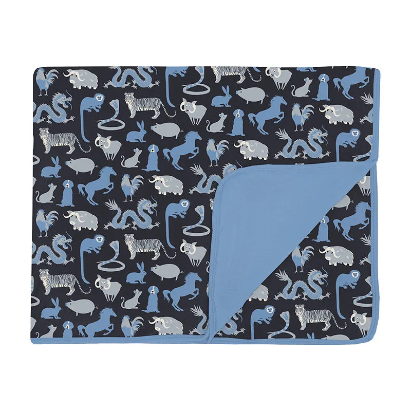 KicKee Pants Toddler Blanket - Deep Sea Chinese Zodia