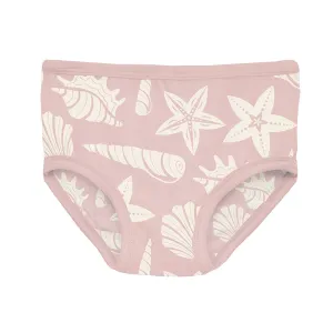 KicKee Pants Underwear - Baby Rose Shells & Starfish