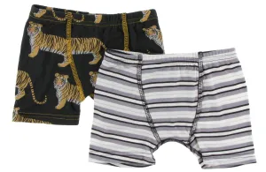KicKee Pants Zebra Tiger & India Pure Stripe Boxer Brief Set