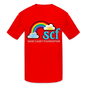 Kids' Athletic T-Shirt - Sage Portrait by Tin Crow Art/Classic SCF Logo