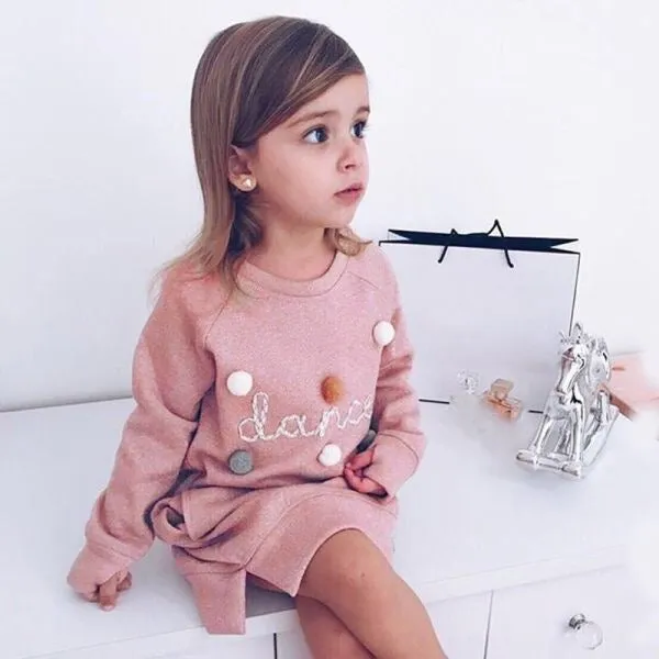 Kids Sweatshirt Dance Dress