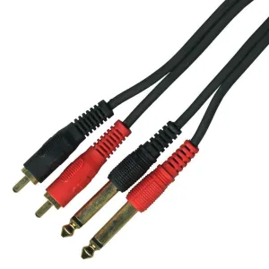 Kinsman Mono Jack to RCA Phono Cable ~ 6ft/1.8m